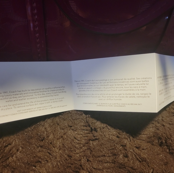 Coach Peyton Link C Embossed Leather Domed Satchel - Picture 12 of 15